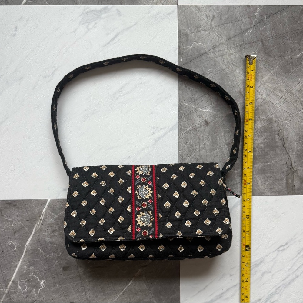 Vera Bradley Classic Black Quilted Shoulder Bag